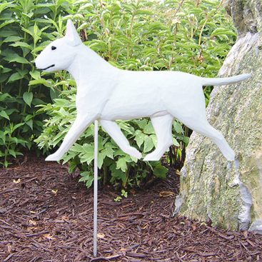 english bull terrier garden ornaments