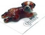 Bulldog Hand Painted Porcelain Miniature Figurine British