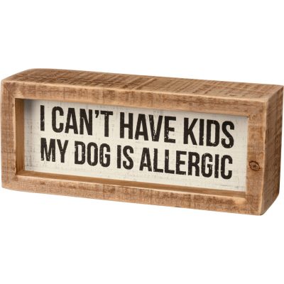 My Dog is Allergic Sign