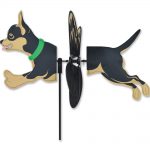 Black Chihuahua Wind Spinner
