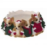 Chihuahua Holiday Candle Topper Ring