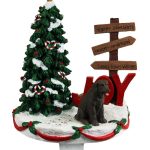 Chocolate Lab Stocking Holder Hanger