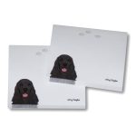 Cocker Spaniel Sticky Notes Notepad Black