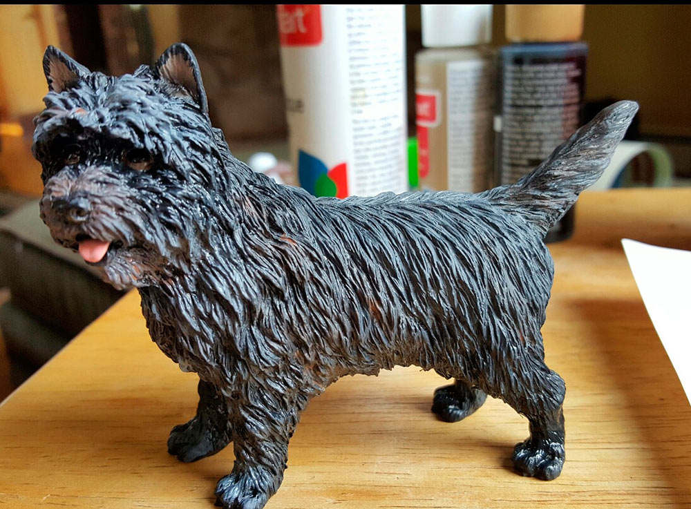 Cairn Terrier bricolage Peindre votre propre "Pop Art" Pet Kit 