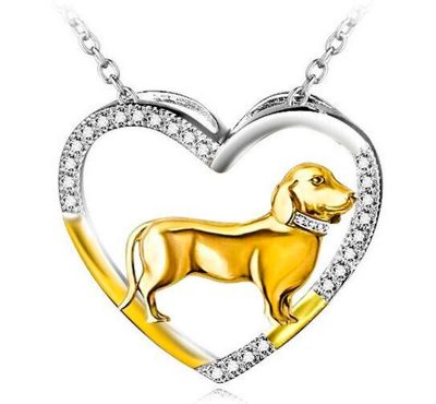 dachshund-necklace-gold