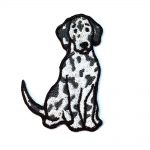 Dalmatian Iron on Embroidered Patch