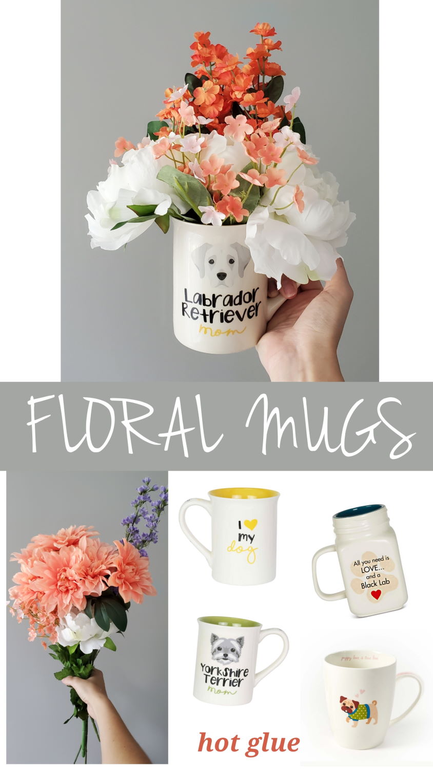 How to Make Floral Mugs