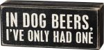 Dog Beers Sign