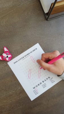 Dog Lover Word Search Answers