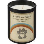 Dog Memorial Candle