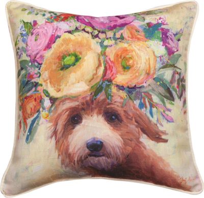 Labradoodle Bloom Pillow