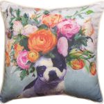 French Bulldog Bloom Pillow