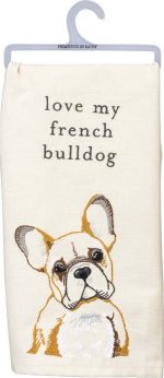 French Bulldog Kitchen Dish Towel By Kathy
