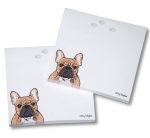French Bulldog Post It Sticky Notes Notepad Fawn