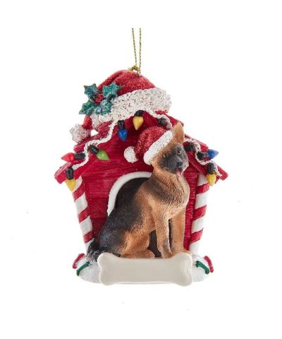German Shepherd Dog House Ornament
