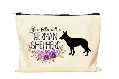 German Shepherd Makeup Bag