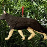 large german shepherd garden ornament