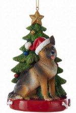 German Shepherd Christmas Tree Ornament