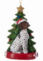 German Shorthaird Pointer Christmas Tree Ornament
