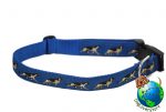 German Shepherd Dog Breed Adjustable Nylon Collar XL 13-26" Blue