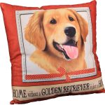 Golden Retriever Pillow 16x16 Polyester