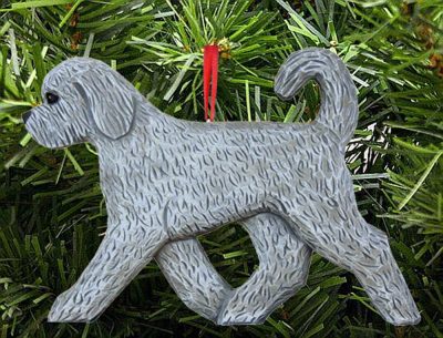 Goldendoodle Ornament Gray