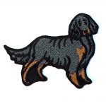 Gordon Setter Iron on Embroidered Patch