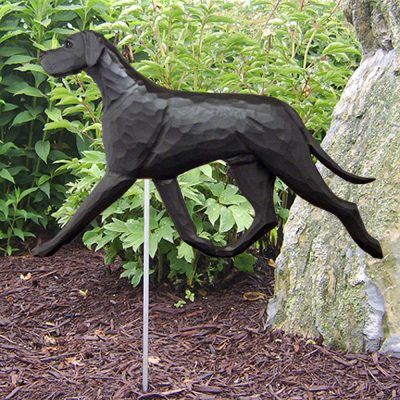 Great Dane Garden Stake Outdoor Sign Black Uncropped