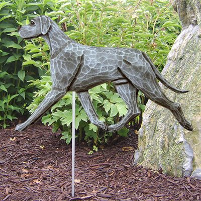 Great Dane Garden Stake Outdoor Sign Blue Uncropped