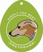 Greyhound Sticker 4x4"