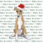 Greyhound Dog Coasters Christmas Themed Puppy