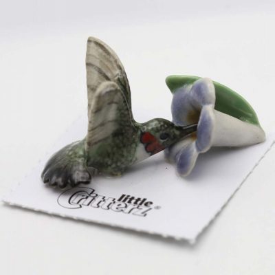 Hummingbird Porcelain Figurine