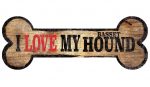 Basset Hound Sign - I Love My Bone 3x10