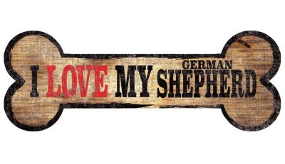 German Shepherd Bone Sign