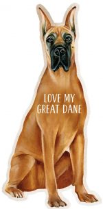 Great Dane Shaped Magnet By Kathy Brown