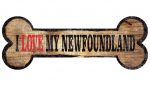 Newfoundland Sign - I Love My Bone 3x10