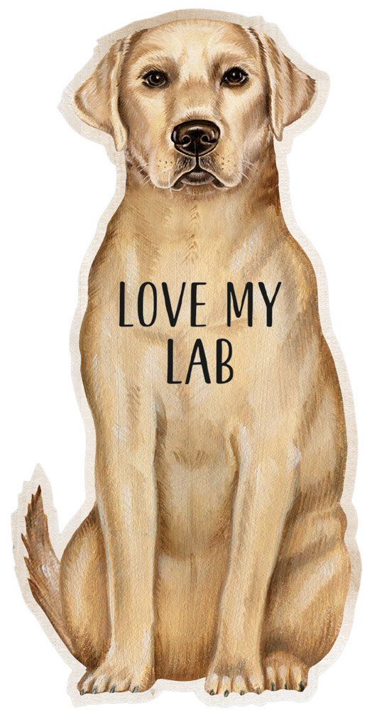 Labrador I Love My Dog Fridge Magnet
