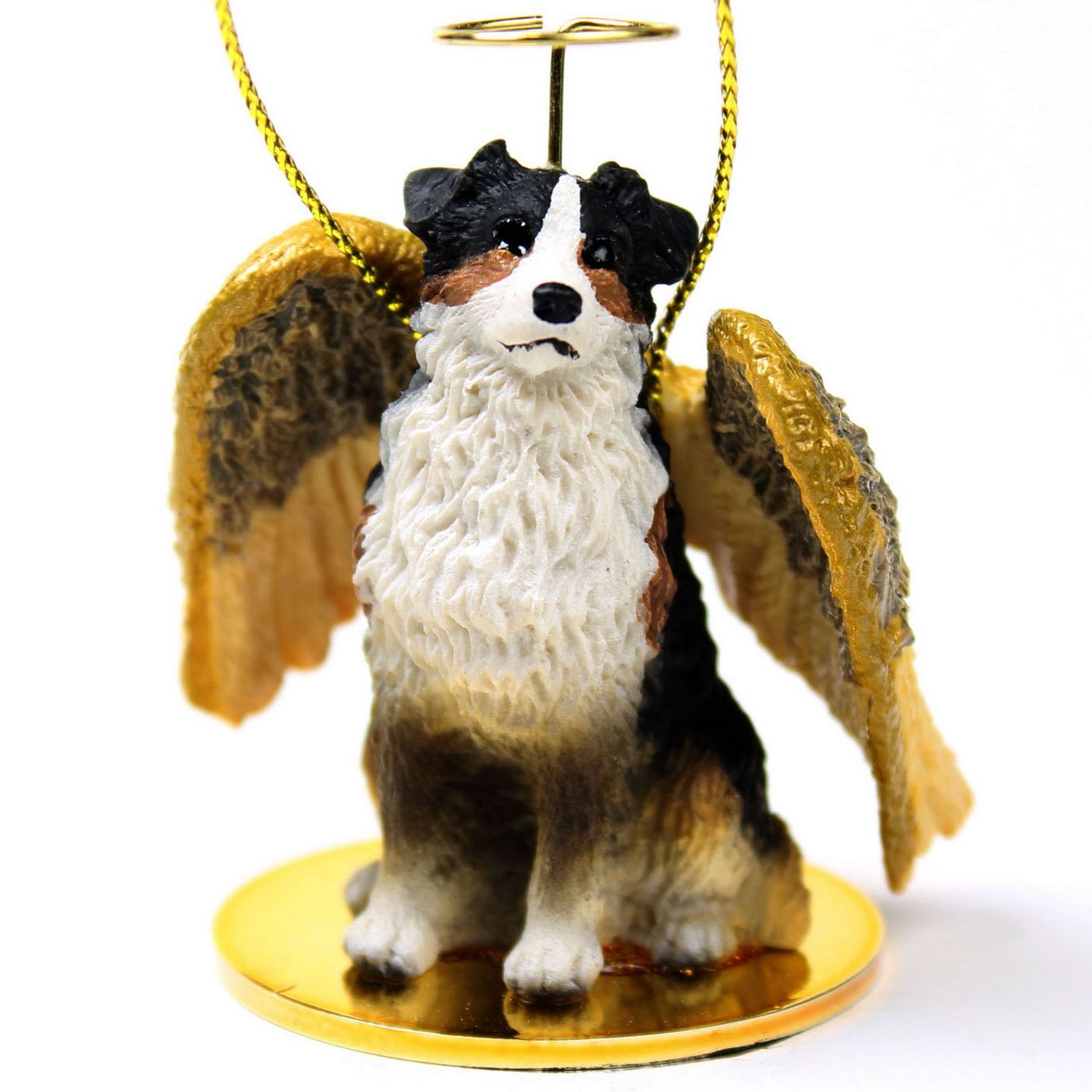 Small Angel COLLIE SABLE Dog Breed Angel Christmas Holiday Ornament 