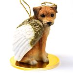 Border-Terrier-Statue-Dog-Figurine-Angel