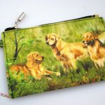 Golden Retriever Travel Makeup Bag