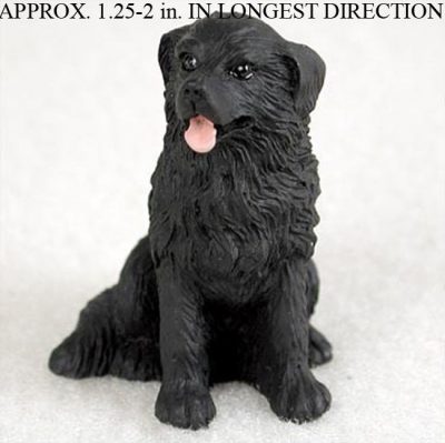 Newfoundland Black Dog Wooden Amish made Toy Puzzle Figurine Art 