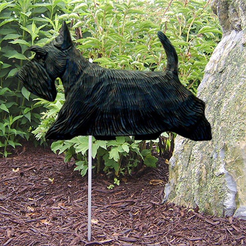 SCOTTISH TERRIER  MY  DOG  Figurine Statue Pet Lovers Gift Resin Hand Painted 