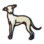 Italian Greyhound Iron on Embroidered Patch