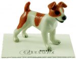 Jack Russell Terrier Hand Painted Porcelain Miniature Figurine