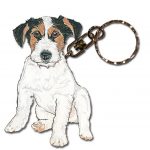 Jack Russell Terrier Wooden Keychain - Wirehair