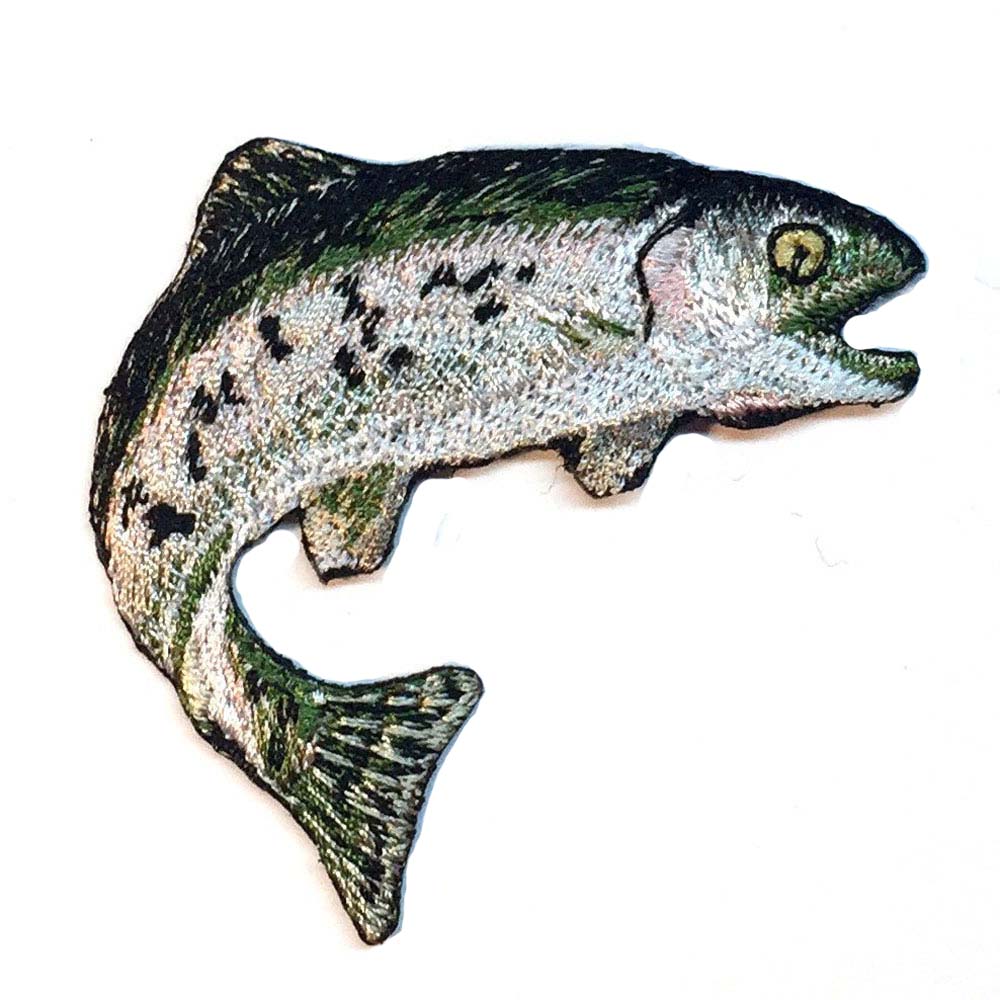 Bass Iron On Embroidered Patch