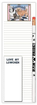 Lowchen Dog Notepads To Do List Pad Pencil Gift Set