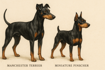 Comparison of Mini Pinscher and Manchester Terrier