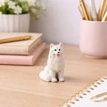 Mini Dog Figurines Resin & Porcelain