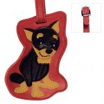 Mini Pinscher Dog Luggage Tag Briefcase Gym Backpack Travel ID